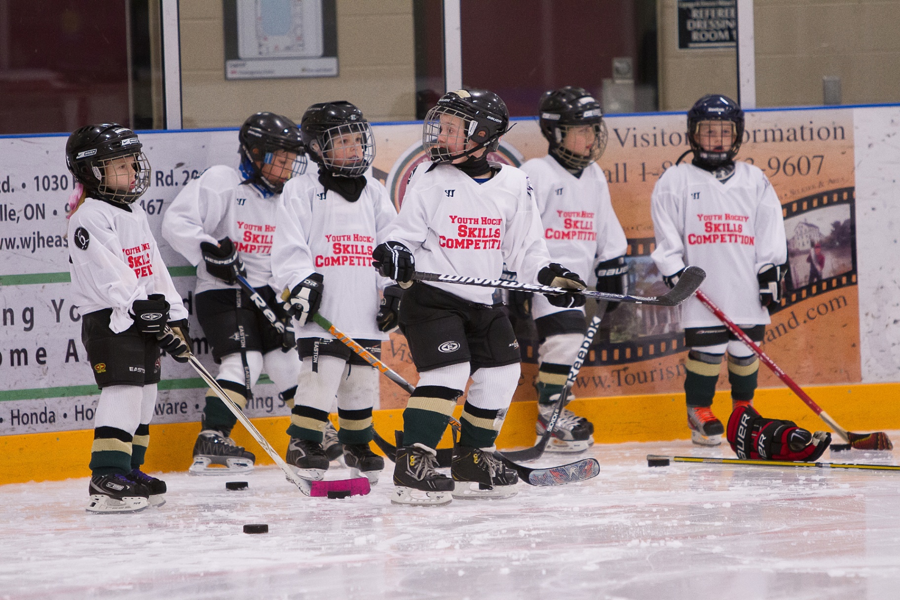 Youth Hockey Skills Competition (2018) — young players on the ice